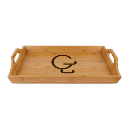 CUSTOM CATTLE BRAND Engraved Bamboo Serving Tray | Personalized Livestock Branding Iron Tray Western Ranch Home Decor