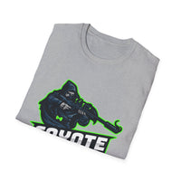 Coyote Assassin Graphic Tee | Coyote Hunter T-Shirt Thermal Hunting Enthusiast Outdoorsmen Hunting Tee Shirt