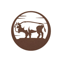 Buffalo Southwestern Metal Wall Art Western Wildlife Laser Cut Wall Decor for Cabin or Lodge