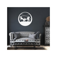 Buffalo Southwestern Metal Wall Art Western Wildlife Laser Cut Wall Decor for Cabin or Lodge
