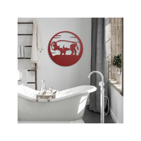 Buffalo Southwestern Metal Wall Art Western Wildlife Laser Cut Wall Decor for Cabin or Lodge