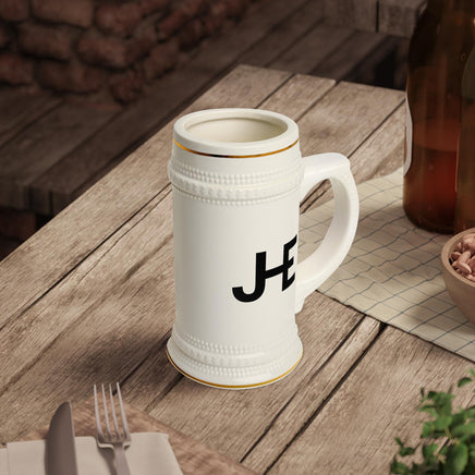 CUSTOM CATTLE BRAND Beer Stein Mug Ceramic German-Style Stein Rancher Gift Octoberfest Drinking Mug Western Bar Decor