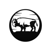 Buffalo Southwestern Metal Wall Art Western Wildlife Laser Cut Wall Decor for Cabin or Lodge