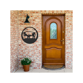 Buffalo Southwestern Metal Wall Art Western Wildlife Laser Cut Wall Decor for Cabin or Lodge