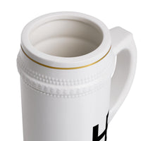 CUSTOM CATTLE BRAND Beer Stein Mug Ceramic German-Style Stein Rancher Gift Octoberfest Drinking Mug Western Bar Decor