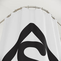 CUSTOM CATTLE BRAND Shower Curtain Modern Minimal Western Curtain Ranch Farmhouse Housewarming Gift Personalized Polyester Shower Curtain