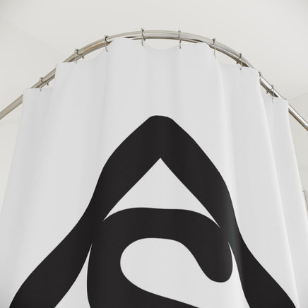 CUSTOM CATTLE BRAND Shower Curtain Modern Minimal Western Curtain Ranch Farmhouse Housewarming Gift Personalized Polyester Shower Curtain