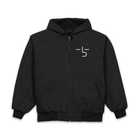CUSTOM CATTLE BRAND Embroidery Hooded Work Duck Cloth Jacket | Heavy Duty Personalized Ranch and Farm Work Coat