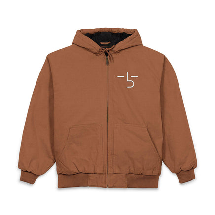 CUSTOM CATTLE BRAND Embroidery Hooded Work Duck Cloth Jacket | Heavy Duty Personalized Ranch and Farm Work Coat