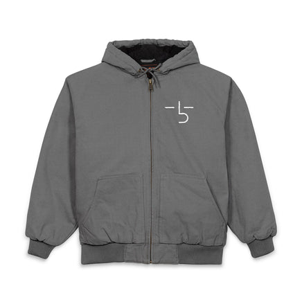 CUSTOM CATTLE BRAND Embroidery Hooded Work Duck Cloth Jacket | Heavy Duty Personalized Ranch and Farm Work Coat