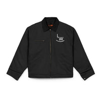 CUSTOM CATTLE BRAND Cotton Duck Work Jacket | Personalized Work Coat for Ranchers and Farmers