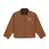 CUSTOM CATTLE BRAND Cotton Duck Work Jacket | Personalized Work Coat for Ranchers and Farmers