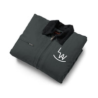 CUSTOM CATTLE BRAND Cotton Duck Work Jacket | Personalized Work Coat for Ranchers and Farmers