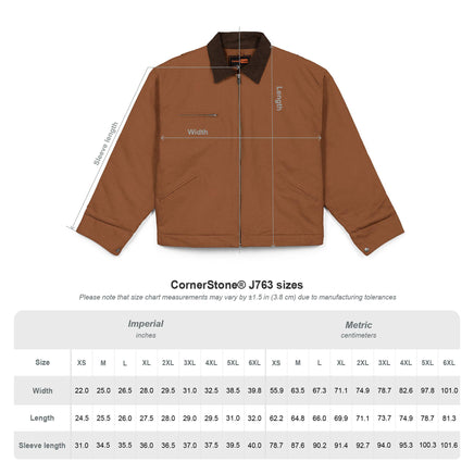 CUSTOM CATTLE BRAND Cotton Duck Work Jacket | Personalized Work Coat for Ranchers and Farmers