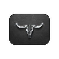 Longhorn Set of 4 Universal Car Mats Rustic Western Truck Accessories Front and Back Four Door Floor Mats Cowboy Gift Idea