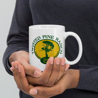 Twisted Pine Ranch White glossy mug