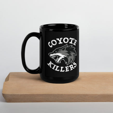 Coyote Killers Black Glossy Mug