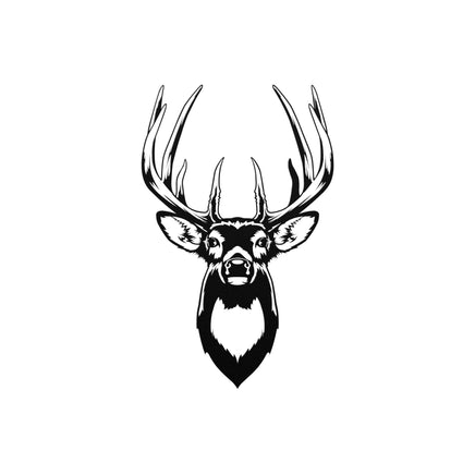 Big Whitetail Buck Wildlife Art Metal Wall Art Cutout Decor Rustic Lodge Hunter Gift Door Hanger Wall Sign Steel Artwork