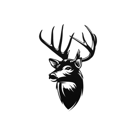 Big Whitetail Buck Wildlife Metal Wall Art Cutout Rustic Wall Decor Custom Metal Sign for Outdoor Lovers Gift for Hunter Door Hanger Artwork