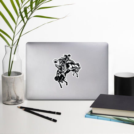 Cowboy Bronc Rider Decal