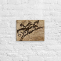 Bronc Rider Western Cowboy Wall Canvas Print