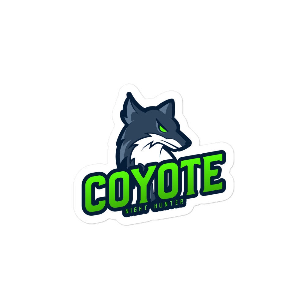 Coyote Night Hunter Sticker Decals for Thermal and Night Vision Coyote and Predator Calling Hunters