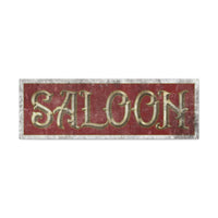 Saloon Bar Wall Decor Canvas