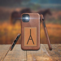 CUSTOM CATTLE BRAND Ranch Tough iPhone Farmer Rancher Custom Gift Cell Phone Case