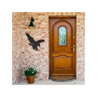 Eagle Cut Out Flying Bird of Prey Die Cut Wildlife Art Metal Wall Decor for Rustic Cabin or Hunting Lodge