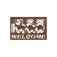 Pack String Welcome Metal Wall Art