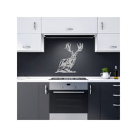 Big Mule Deer Metal Wall Decor