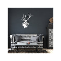 Big Bull Elk Metal Wall Decor