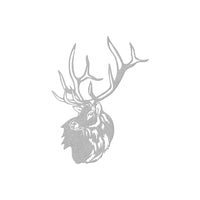 Big Bull Elk Metal Wall Decor