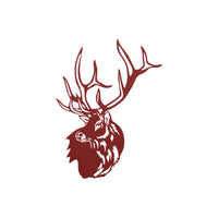 Big Bull Elk Metal Wall Decor