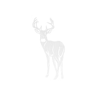 Whitetail Deer Standing Metal Wall Decor