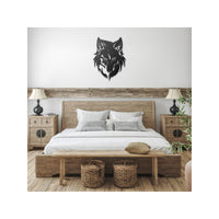 Coyote Head Metal Wall Decor