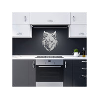 Coyote Head Metal Wall Decor