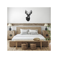 Big Whitetail Buck Metal Wall Art