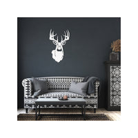 Big Whitetail Buck Metal Wall Art