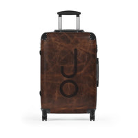 CUSTOM CATTLE BRAND Suitcase Personalized Livestock Brand Premium Suitcase Cowboy Western Branding Iron Rustic Unique Travel Bag