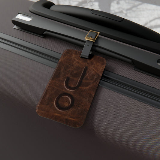 Cattle Brand Luggage Tag Customized Family Cattle Brand Luggage Tag Family Livestock Brand Leather Looking Suitcase Tag Travel Accessory