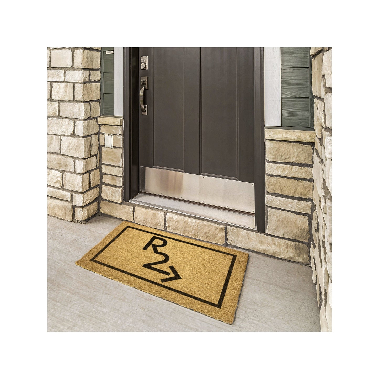 PERSONALIZED BRAND COIR Mat Custom Cattle Brand Outdoor Door Mat For Ranch and Farm Family Cattle Brand Housewarming Gift