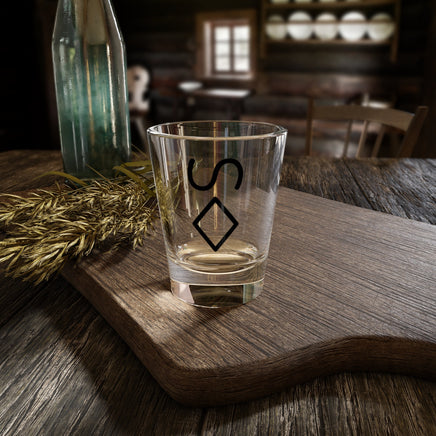 CUSTOM CATTLE BRAND Shot Glass 1.5oz Personalized Farmer Rancher Gift Idea Western Bar Decor Rustic Home Decor Branding Iron Glassware